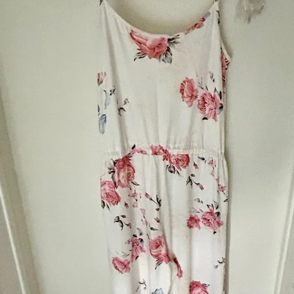 Women's Casual Floral Boho Print Jumpsuit - Picture 4 of 6